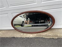 OVAL BEVELED WALL MIRROR