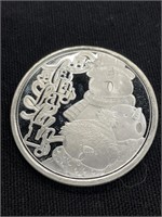 Snowman Singing 1 Troy Ounce .999 Silver Lot 2