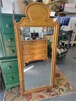 Large Vintage Solid Wood Statement Mirror *