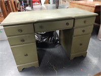 Vtg Wood Desk
