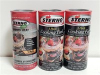 NIP Sterno Cans, 3 Packs of 3