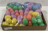 2  packages of 48 plastic Easter eggs (New)