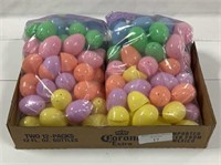 2 packages of 48 plastic Easter eggs