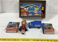 Box of miscellaneous collectible toys