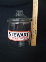 Stewart Peppermint Soft Candy Jar
