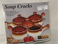 Wellware Glazed soup crocks