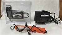 Electric stapler, craftsman jigsaw, &  fluorescent