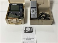 Lowrance X65 monitor & handheld CB radio