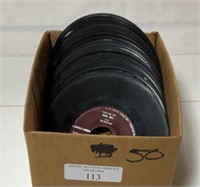 Approximately 50, 45 RPM records, various