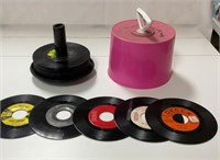 Approximately 35, 45 RPM records, various