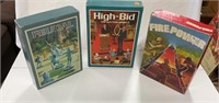 3 vintage board games