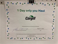 Exclusive you haul 1 day certificate