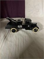 ERTLE DIE CAST COIN BANK 1931 POLICE TOW TRUCK