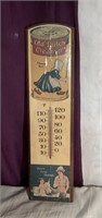 VINTAGE OLD DUTCH CLEANSER THERMOMETER