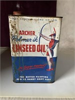 VINTAGE 1950 ARCHER  LINSEED OIL CAN
