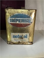 VINTAGE IMPERIAL MOTOR OIL CAN