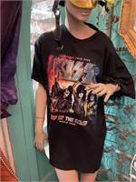 VINTAGE KISS END OF THE ROAD WORLD TOUR SHIRT