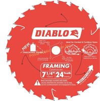 Diablo Tracking Point 7-1/4 “x 24-Tth Framing