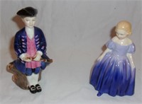 Royal Doulton figurines.