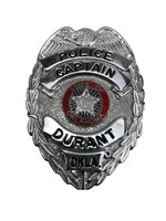 Police captain badge Durant Oklahoma