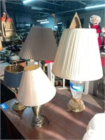 4 Assorted Lamps (untested)