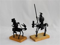 Don Quiote and Pancho Screw and Bolt Figurines