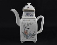 19th Century Chinese Tang zhi Pocelain Teapot