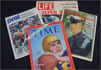4 Roger Staubach Featured Magazines