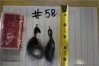Unknown Black Horse Hair Lures