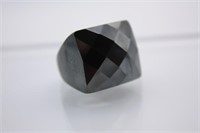 Solid Hematite Ring Size 7.5