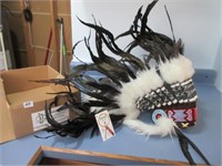Indian feather headdress