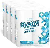 Amazon Brand - Presto! Mega Roll Toilet Paper, Ul