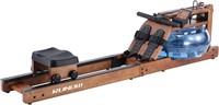 RUNOW Water Rowing Machine, Wood Water Rower with