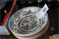 THE ROYAL SPHINX CO. HOLLAND CHINOISERRE DISHES