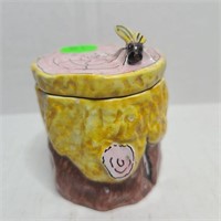 Anford Agueda Signed Honey Jar Hand Crafted