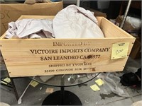 WOODEN WINE CRATE NO CONTENTS