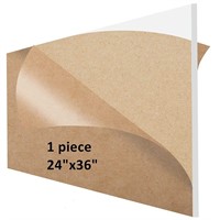 24x36" Clear Acrylic Sheet Plexiglass 1/4" Thick,