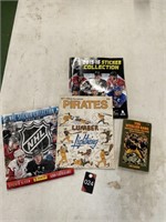 Sports books - sticker books are not full