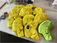 Lot of new old stock high visibility hats winter