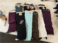 11 pair of long leg warmers new old stock