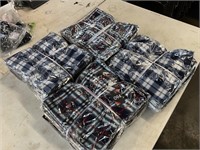 48 flannel like scarves assorted colors
