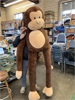 Giant stuffed monkey