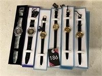 6 watches w/ boxes