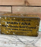 Mariana tobacco chew tin