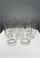 8 candlewick highball glasses