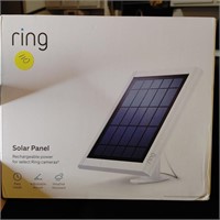 NEW RING SOLAR PANEL RECHARGEABLE POWER