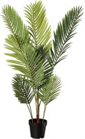 Amazon Basics Artificial Fake Palm Tree Plant wit