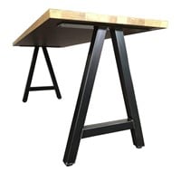 Metal Table Legs - A Frame Style - Distressed Ste