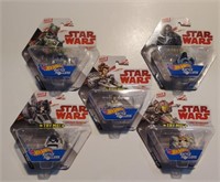 5 Star Wars Battle Rollers Complete Set