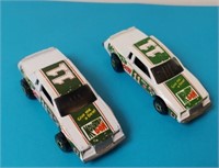 2 Vintage Mountain Dew Stock Cars Hot-wheels